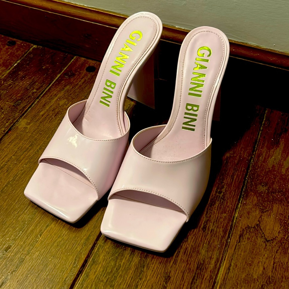 Gianni bini Pale Pink Mules